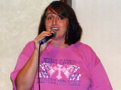 Cindy Keeley will sing at any event, formal or informal